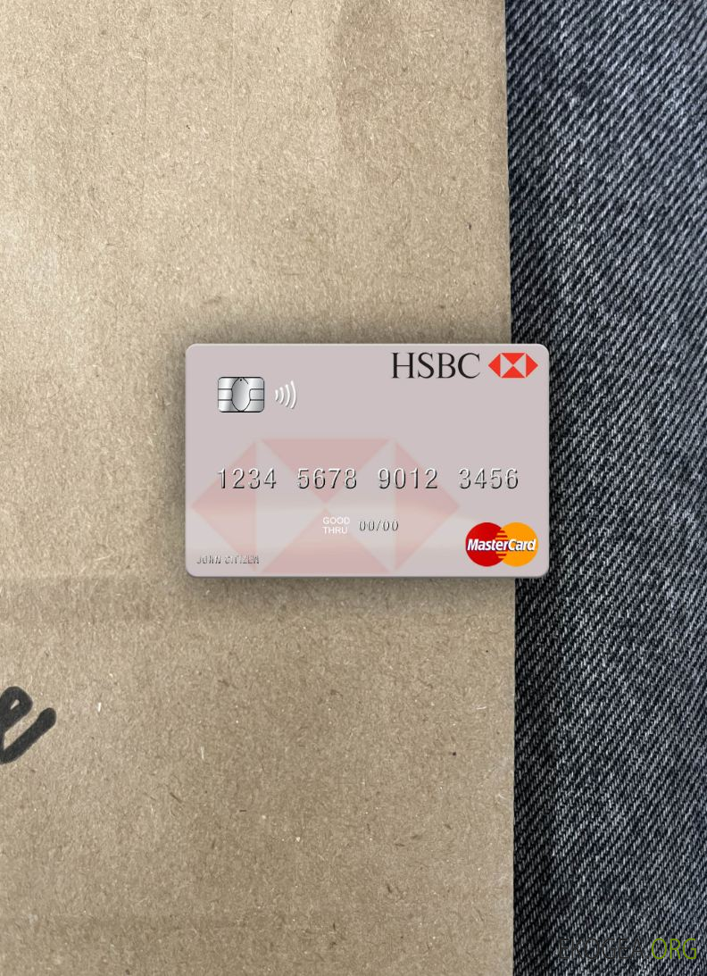 Uruguay HSBC Bank mastercard photolook recto